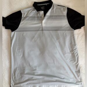 Puma Black and Gray Polo Shirt
